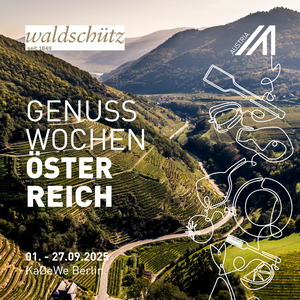 © ÖWM / Robert Herbst (Foto), Weingut Waldschütz GmbH (Logo)