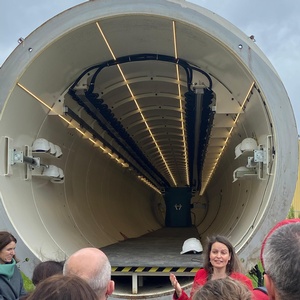 A peek inside the 'tube' at Hardt Hyperloop in Rotterdam © ADVANTAGE AUSTRIA © ADVANTAGE AUSTRIA