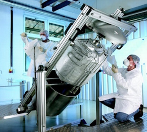 person and product image